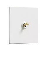 John Lewis Dowsing & Reynolds Soft White Single Toggle Light Switch- Buy online at McGrocer