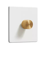 John Lewis Dowsing & Reynolds Soft White Single Dimmer Switch- Buy online at McGrocer