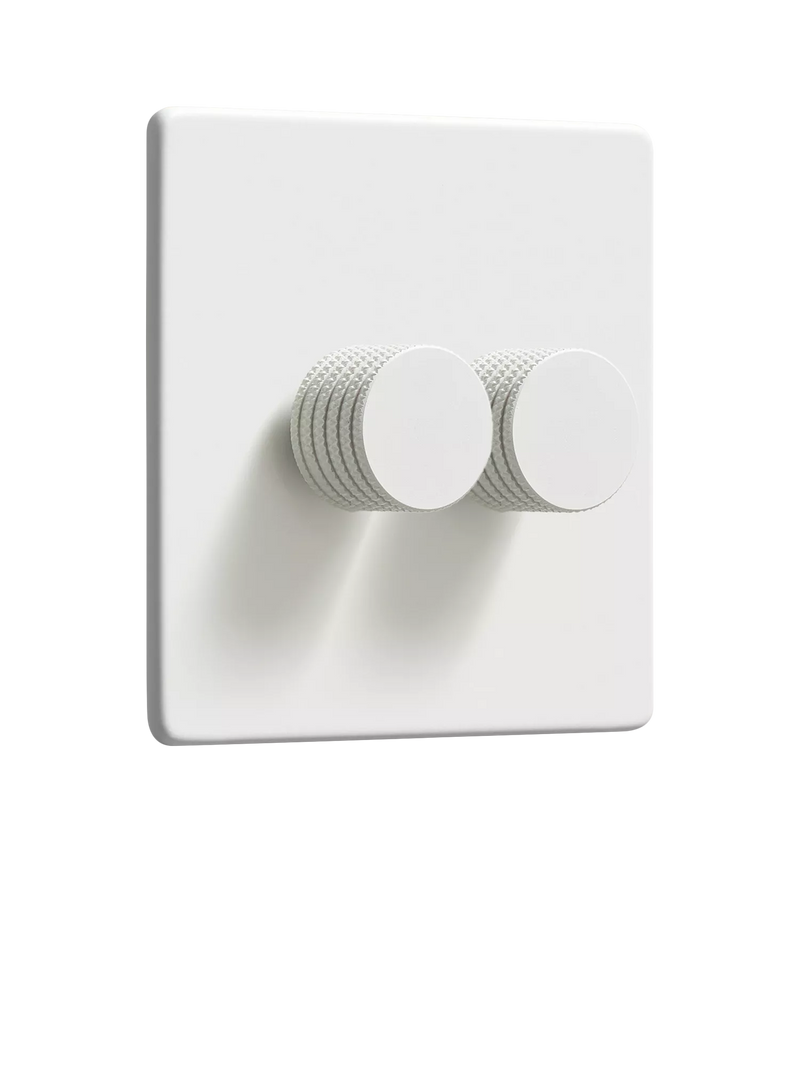 Dowsing & Reynolds Soft White Double Dimmer Switch