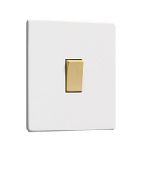 John Lewis Dowsing & Reynolds Soft White Single Rocker Switch- Buy online at McGrocer