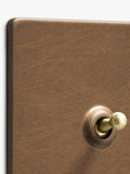 Dowsing & Reynolds antique brass toggle switch - British product