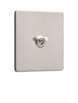 John Lewis Dowsing & Reynolds Soft Silver Single Toggle Switch- Buy online at McGrocer