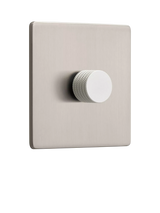 John Lewis Dowsing & Reynolds Soft Silver Single Dimmer Switch- Buy online at McGrocer
