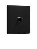 Dowsing & Reynolds matt black toggle switch, imported from the UK