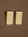 Dowsing & Reynolds antique brass double rocker switch - British product