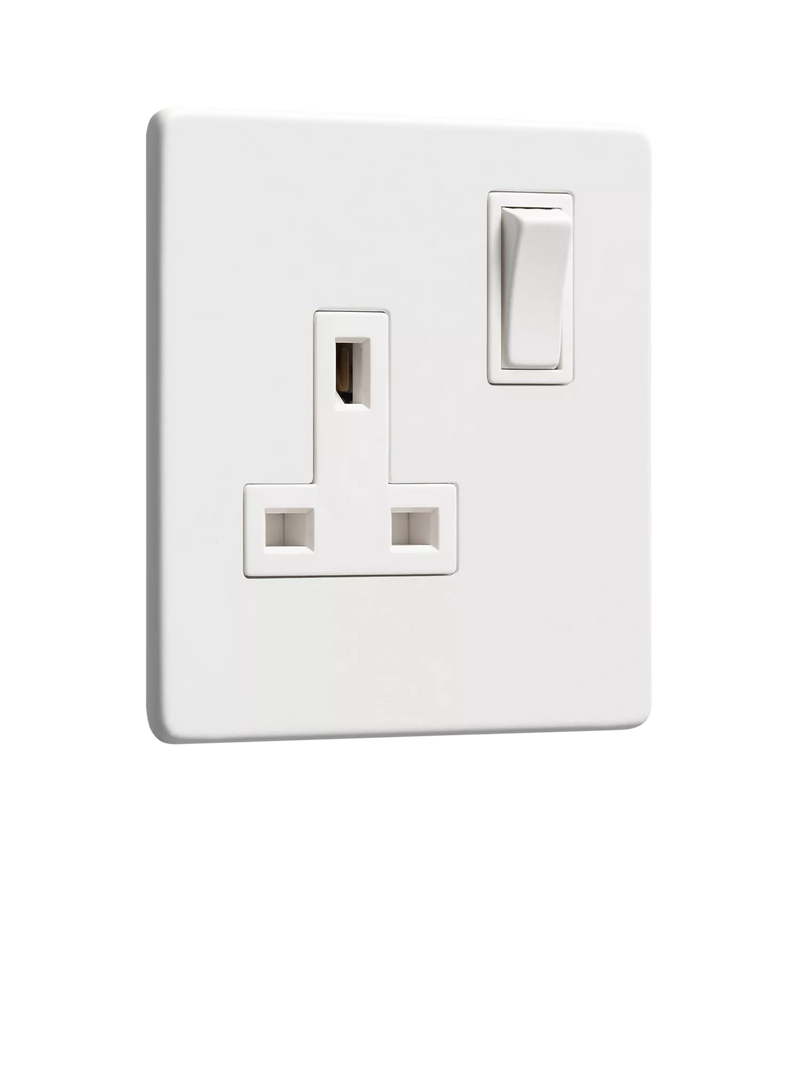 Dowsing & Reynolds off white socket, white insert, UK version
