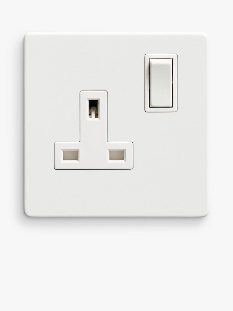 Dowsing & Reynolds off white socket, white insert, UK version