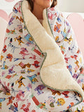 Night Lark Happy Dogs sherpa throw 200x135cm, imported from the UK