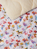 Night Lark Happy Dogs sherpa throw 200x135cm, imported from the UK
