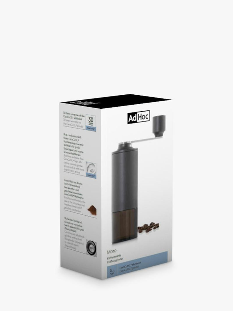 AdHoc Moro coffee grinder dark grey, UK version