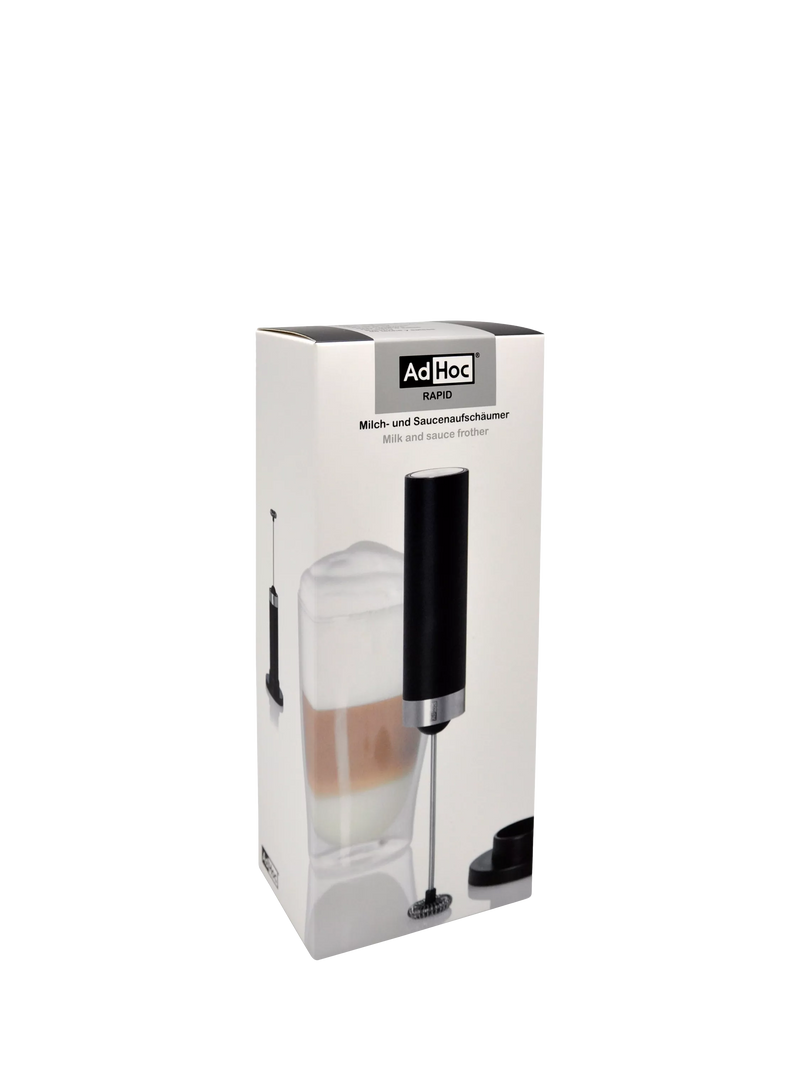 AdHoc milk and sauce frother black - imported from the UK