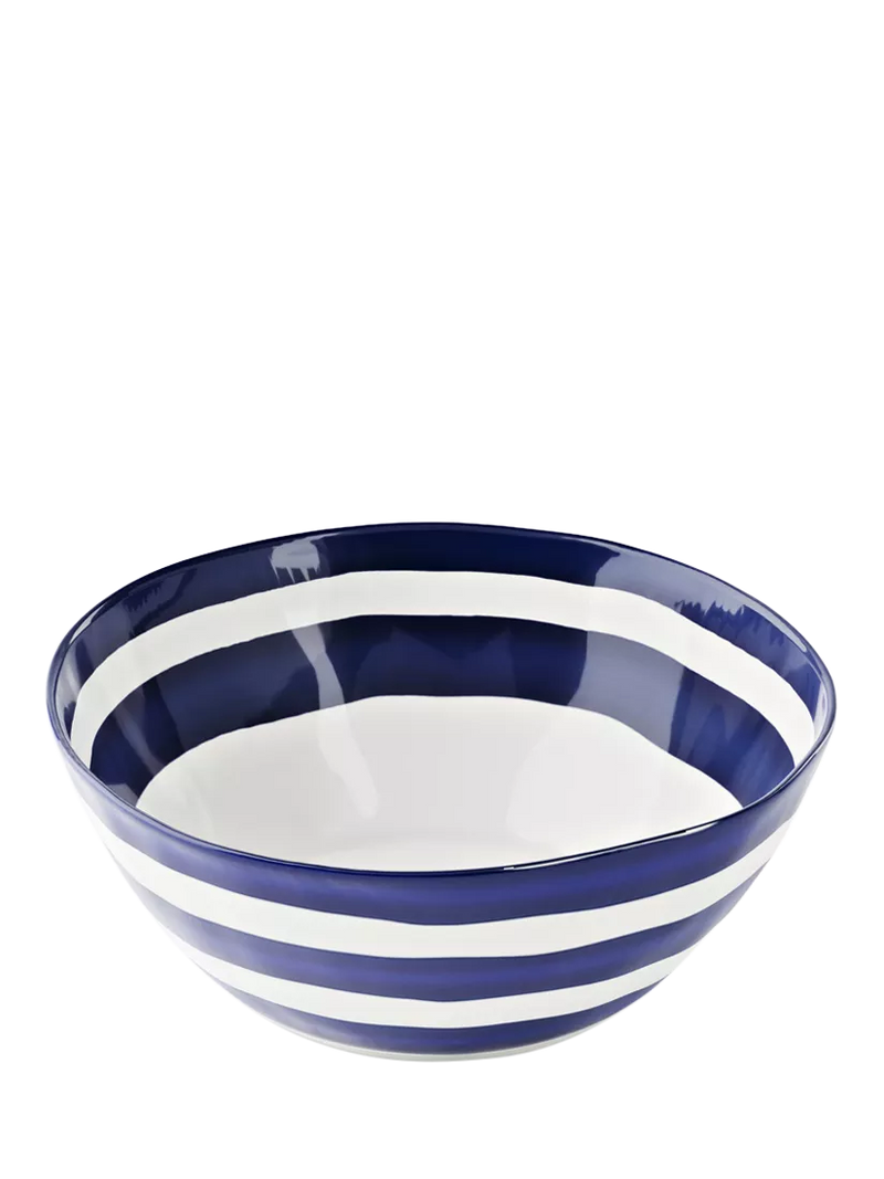Guzzini Riviera melamine salad bowl 22.5cm blue - British product