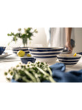 Guzzini Riviera melamine serving bowl 30cm blue, UK version