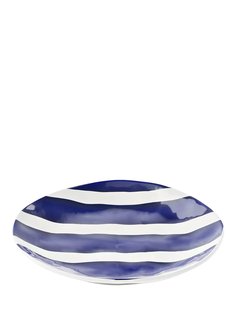 Guzzini melamine dessert plate blue 21.5cm, imported from the UK