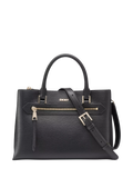 DKNY Bryant satchel crossbody bag in black and gold - British product