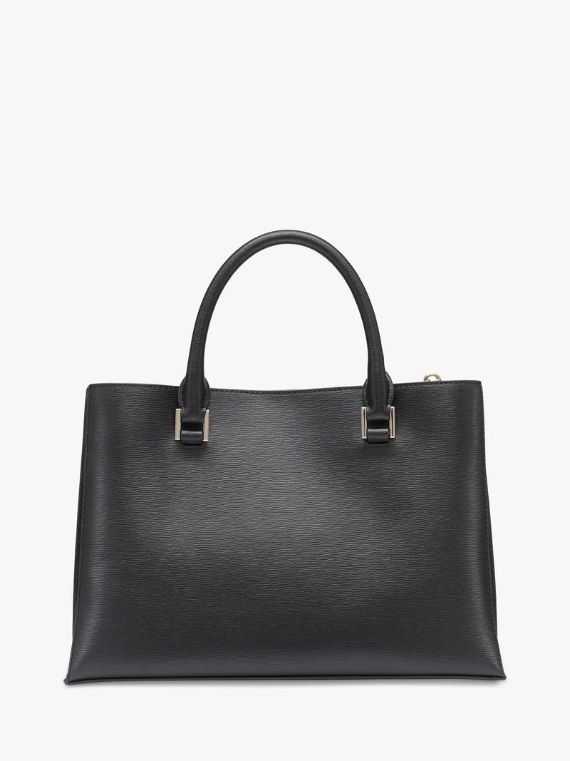 DKNY Bryant satchel crossbody bag in black and gold - British product