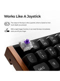 Keychron K2 HE wireless magnetic keyboard black - British product
