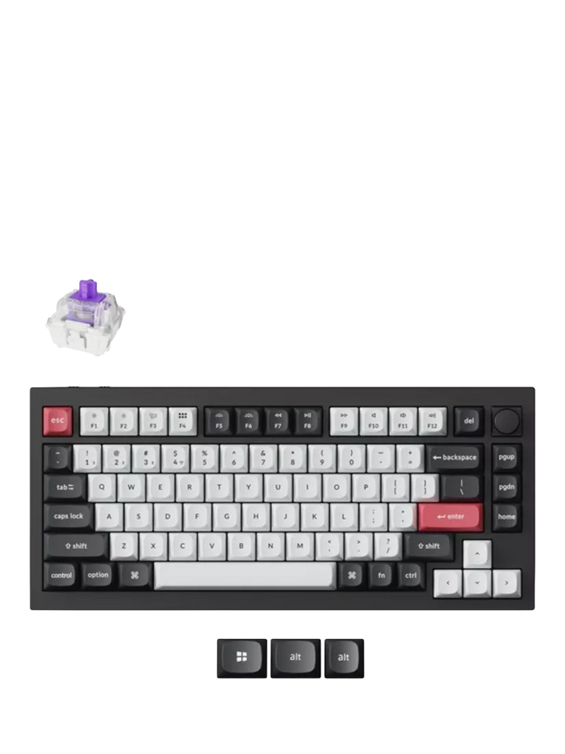 Keychron Q1 HE wireless custom keyboard black (British brand)