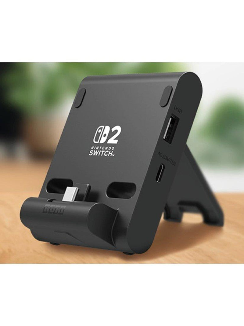 Hori Dual USB PlayStand Nintendo Switch 2 black, UK version