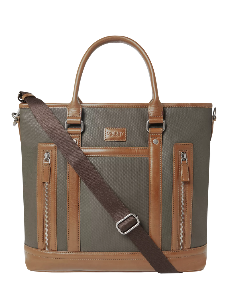 OSPREY LONDON Frontline Large workbag in waxed canvas, imported from the UK