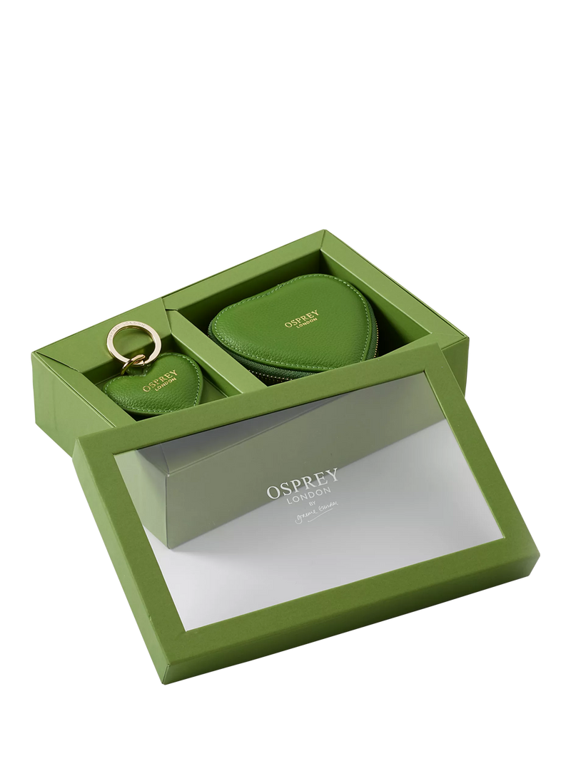 OSPREY LONDON The Tilly Leather Heart Gift Set