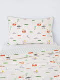 John Lewis Discovery Transport cot duvet cover set (British brand)