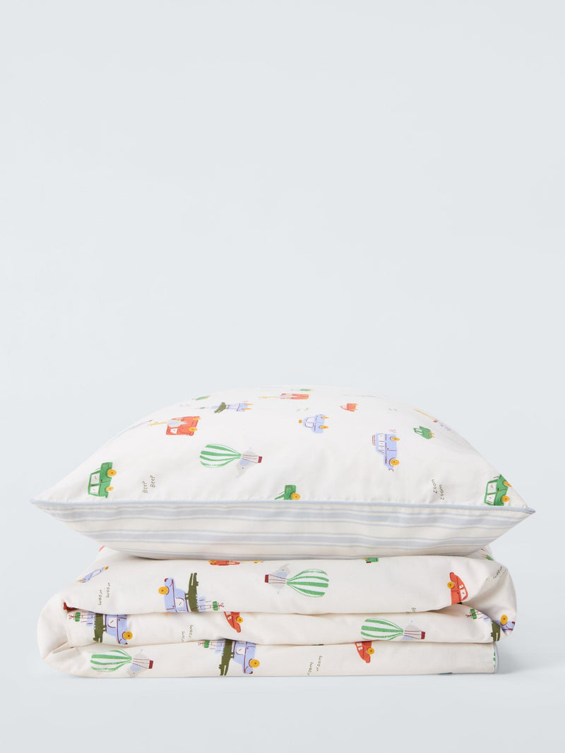 John Lewis Discovery Transport cot duvet cover set (British brand)