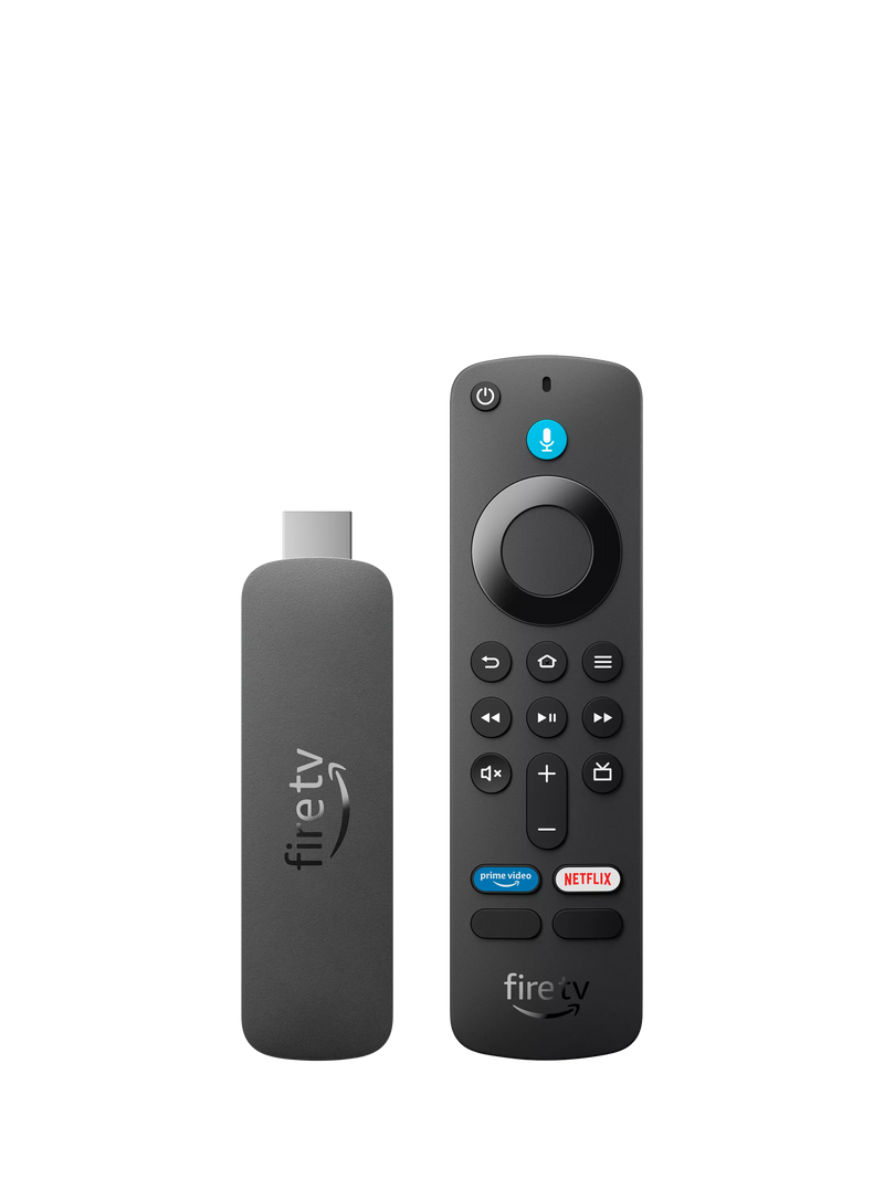 Amazon Fire TV Stick 4K streaming device with Alexa remote (British brand)