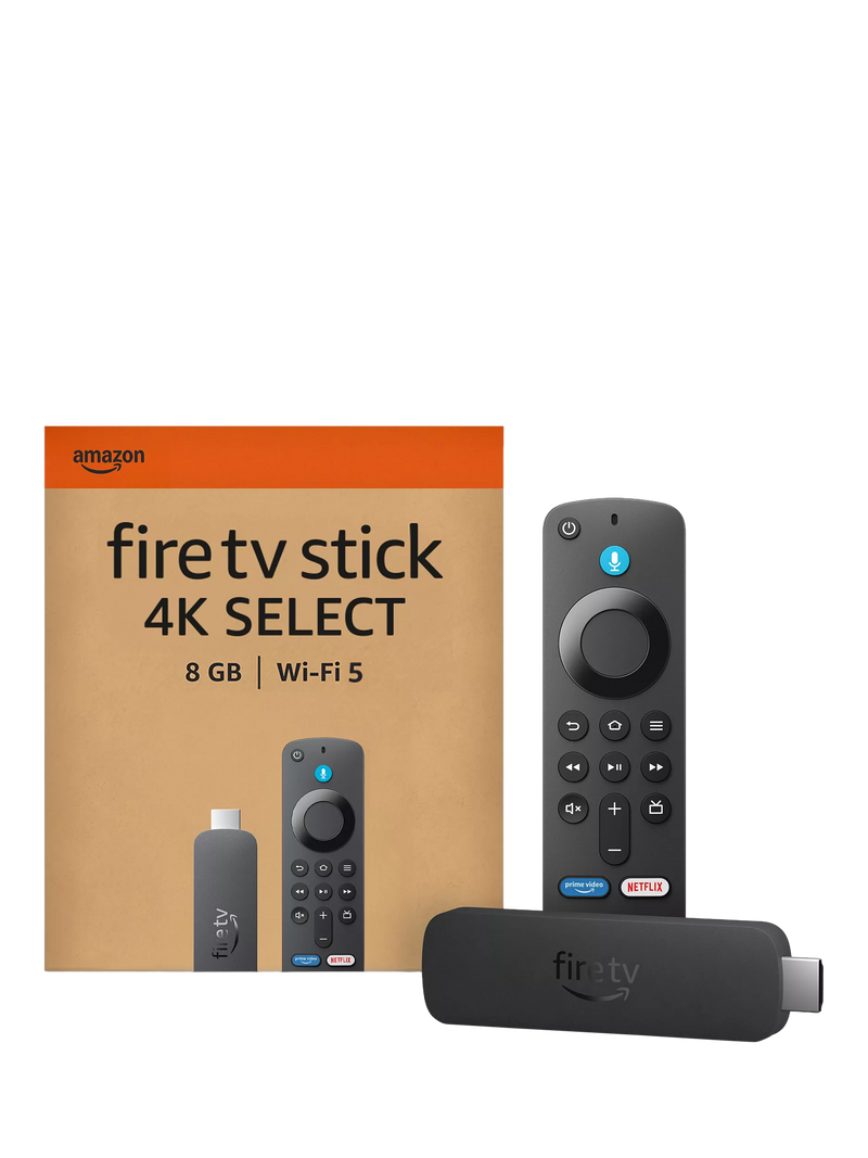 Amazon Fire TV Stick 4K streaming device with Alexa remote (British brand)