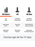 Amazon Fire TV Stick 4K streaming device with Alexa remote (British brand)