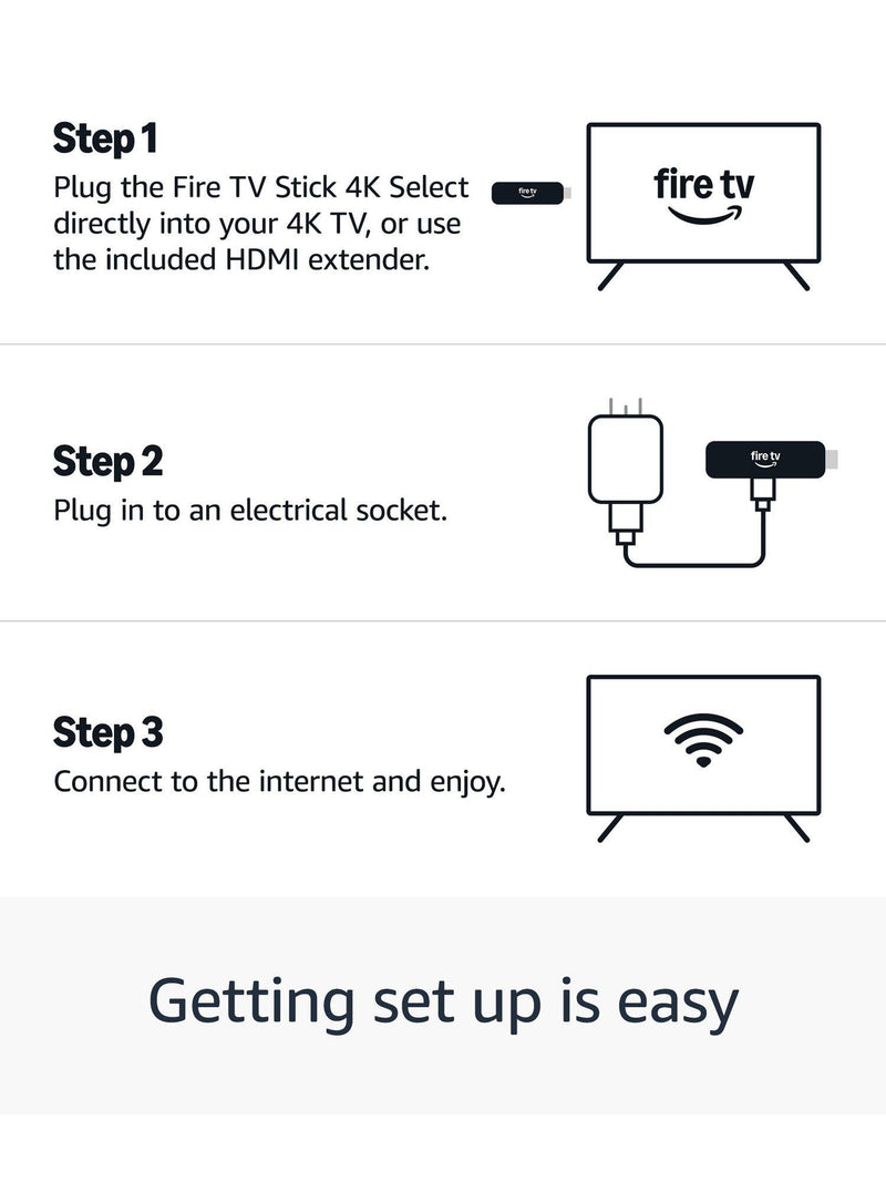 Amazon Fire TV Stick 4K streaming device with Alexa remote (British brand)