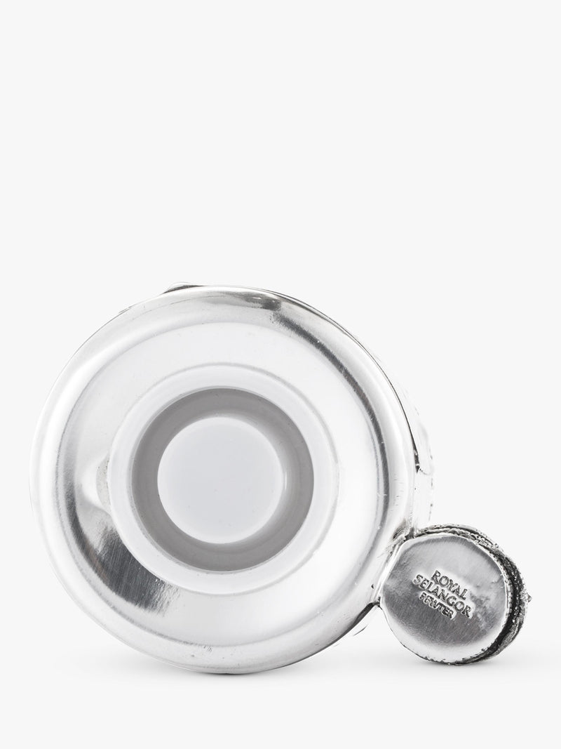 Royal Selangor pewter teddy money box in wooden gift box, imported from the UK