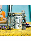 Royal Selangor pewter teddy money box in wooden gift box, imported from the UK