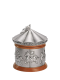 Royal Selangor pewter music box merry-go-round design, imported from the UK