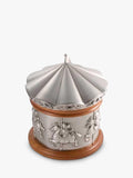 Royal Selangor pewter music box merry-go-round design, imported from the UK
