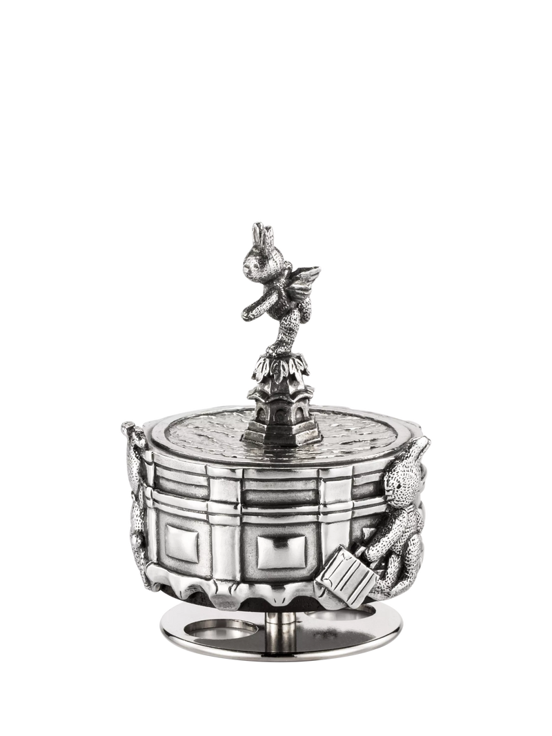 Royal Selangor pewter carousel Piccadilly Circus bunny 9.5cm - British product