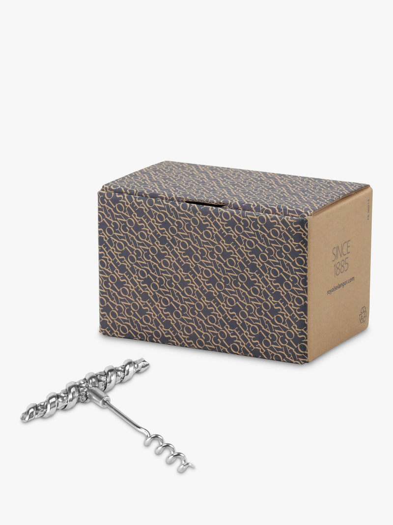 Royal Selangor Helix pewter corkscrew - British product
