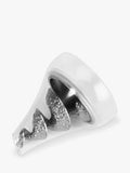 Royal Selangor Helix pewter wine funnel with sieve, imported from the UK