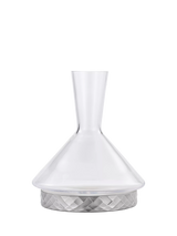 John Lewis Royal Selangor Frosted Glass Decanter with Cooling Coaster 1L Clear- Buy online at McGrocer