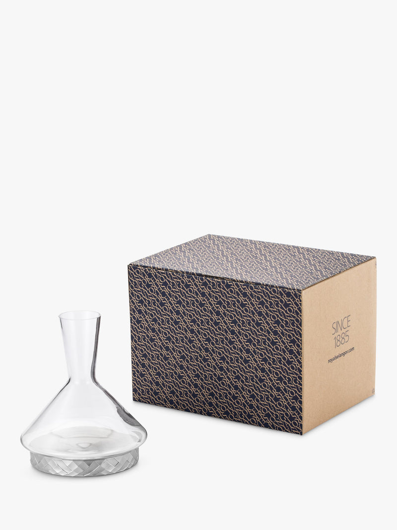 Royal Selangor decanter 1L with cooling coaster clear - British product