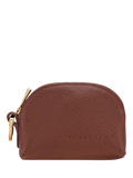 Longchamp Foulonne Leather Coin Purse