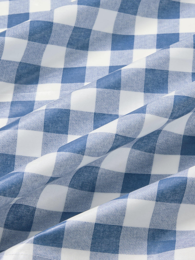 John Lewis blue gingham tablecloth 230x140cm, UK version