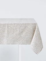 John Lewis John Lewis Hidcote Print Wipe Clean PVC Tablecloth, Grey, 180 x 140cm- Buy online at McGrocer