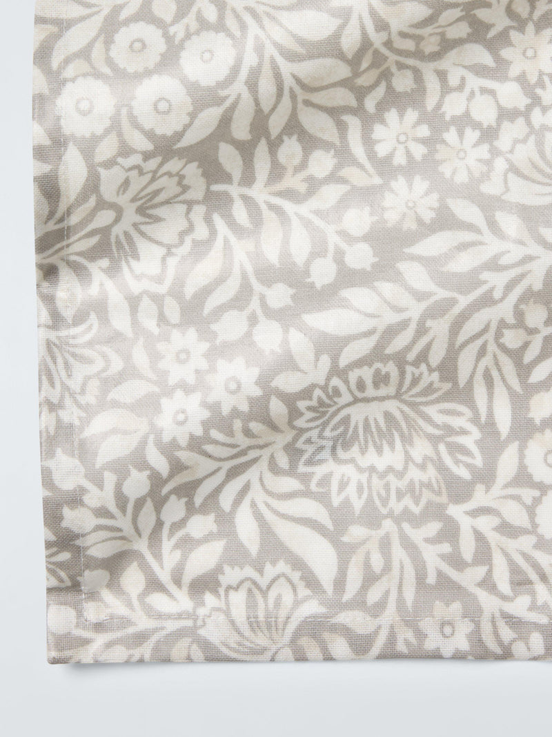 John Lewis Hidcote Floral tablecloth grey 230x140cm, UK version