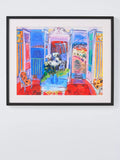 John Lewis framed print Interior with Open Windows 51.5x62cm, imported from the UK