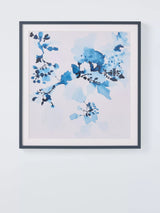 John Lewis John Lewis Jen G Indigo Rock 9 Framed Art Print, Blue, 82 x 79cm- Buy online at McGrocer