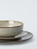 John Lewis Artisan stoneware dinnerware set 12 piece natural - British product