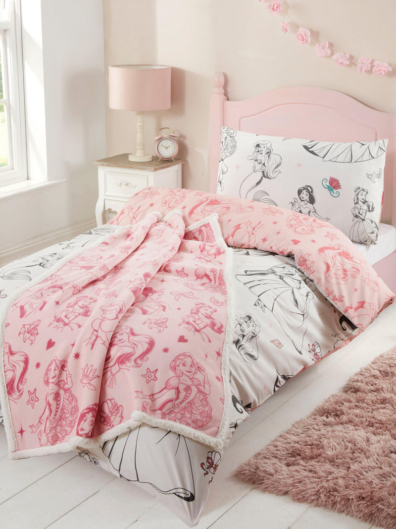 Disney Princess reversible duvet cover single, imported from the UK