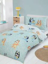 John Lewis Bluey Reversible Duvet Cover & Pillowcase Set Single- Buy online at McGrocer