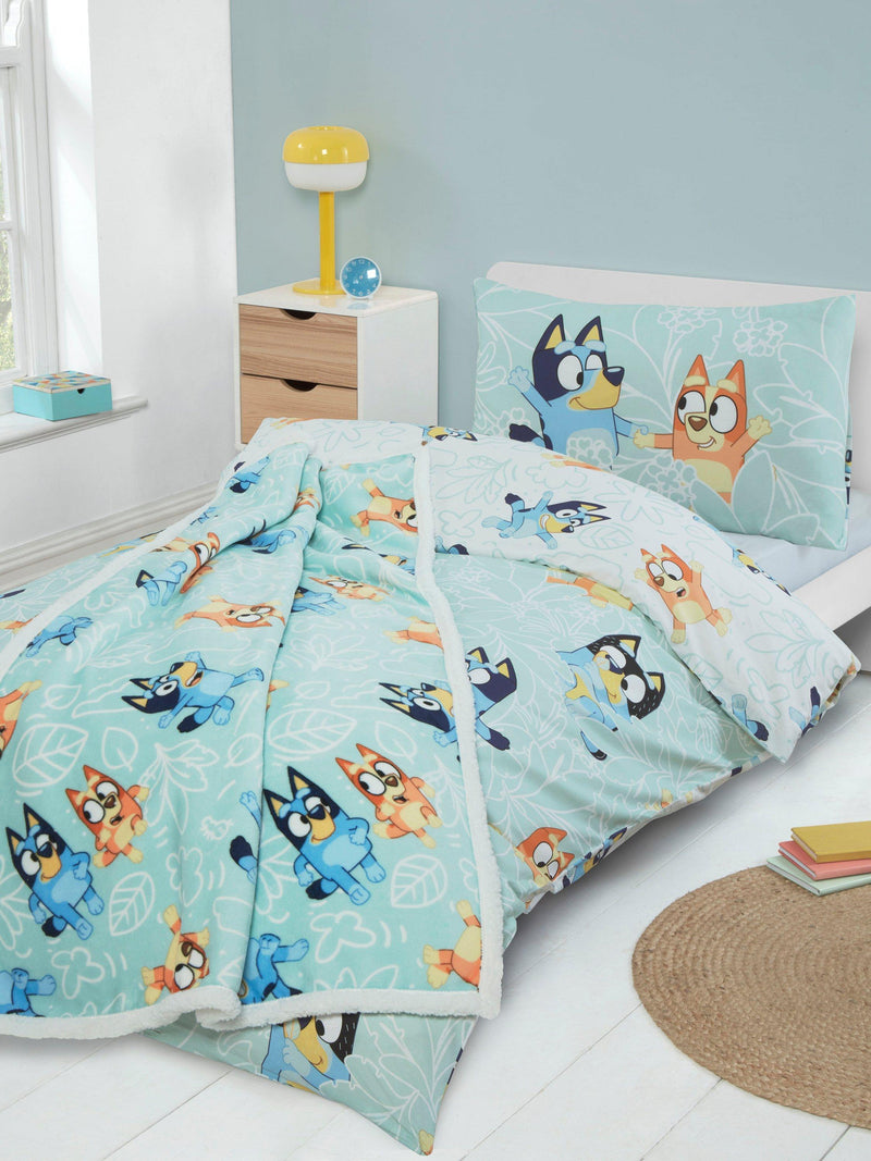 Bluey reversible duvet set single - British product